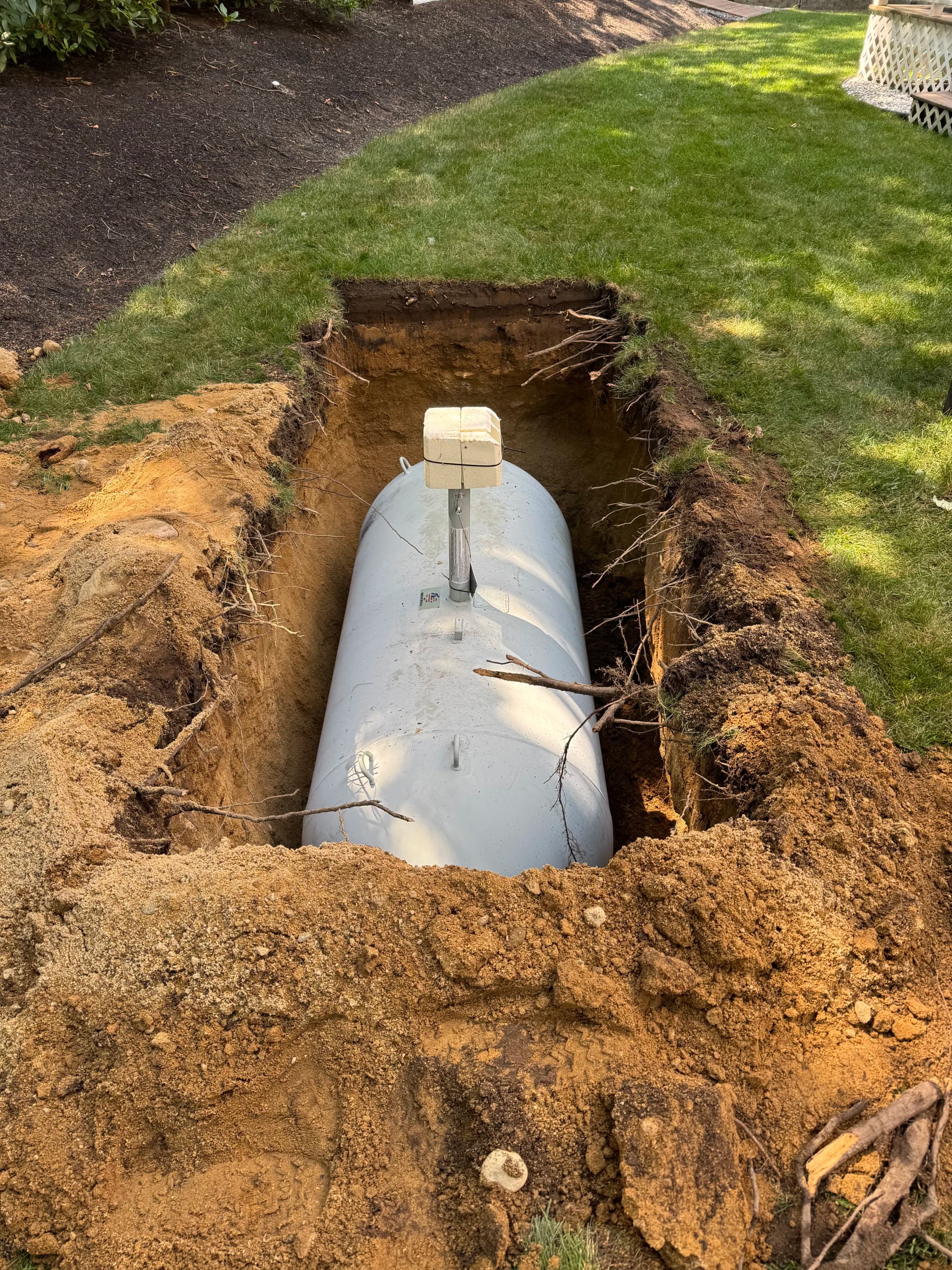 Underground Propane Tank Install That Keeps Your Yard Wide Open